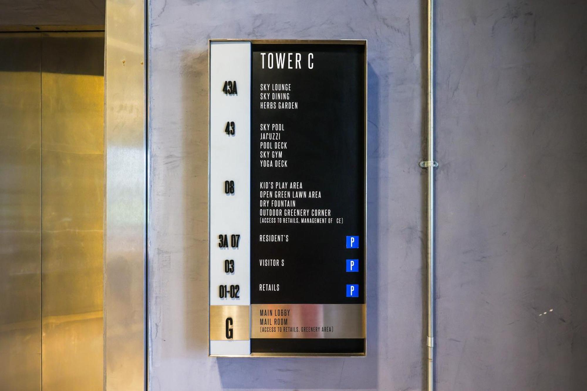 Appartement Millerz Square By Mykey à Kuala Lumpur Extérieur photo Elevator directory