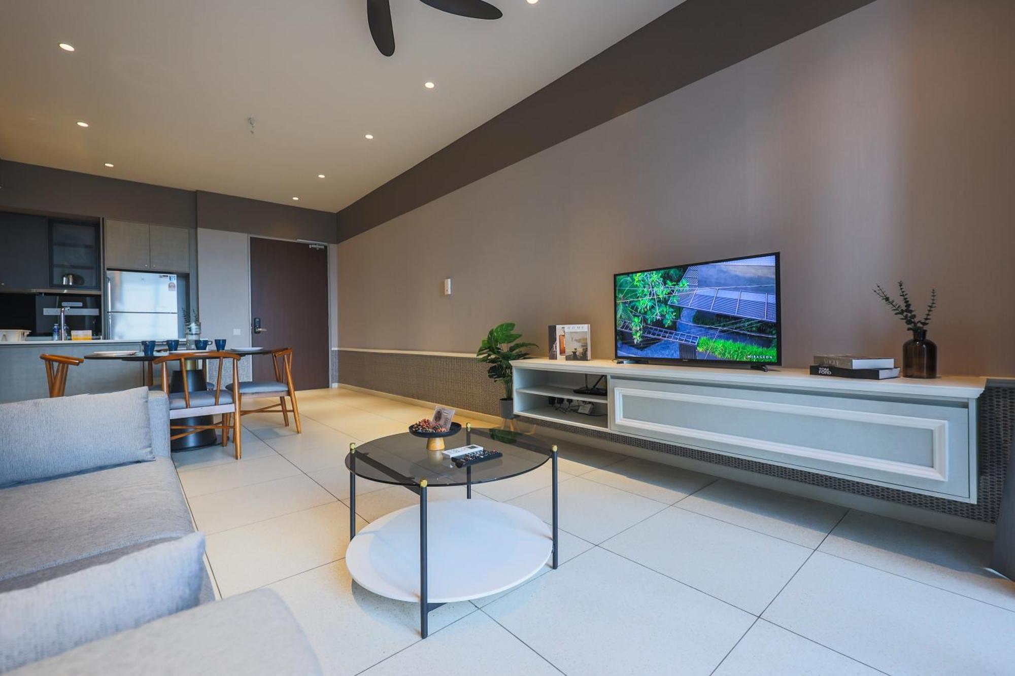 Appartement Millerz Square By Mykey à Kuala Lumpur Extérieur photo Living Hall